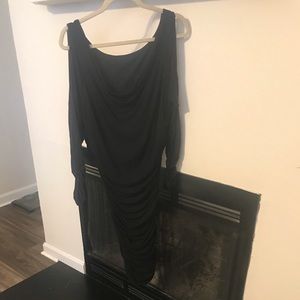 Black bodycon dress. Size 1x